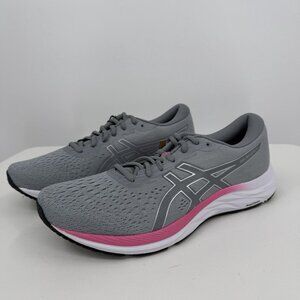 Asics Women's Excite 7 Running Shoes size 11 Sheet Rock (Gray)/Pure Silver/Pink